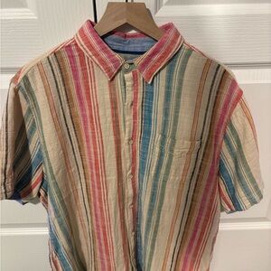True Grit Multicolor Striped Casual Shirt